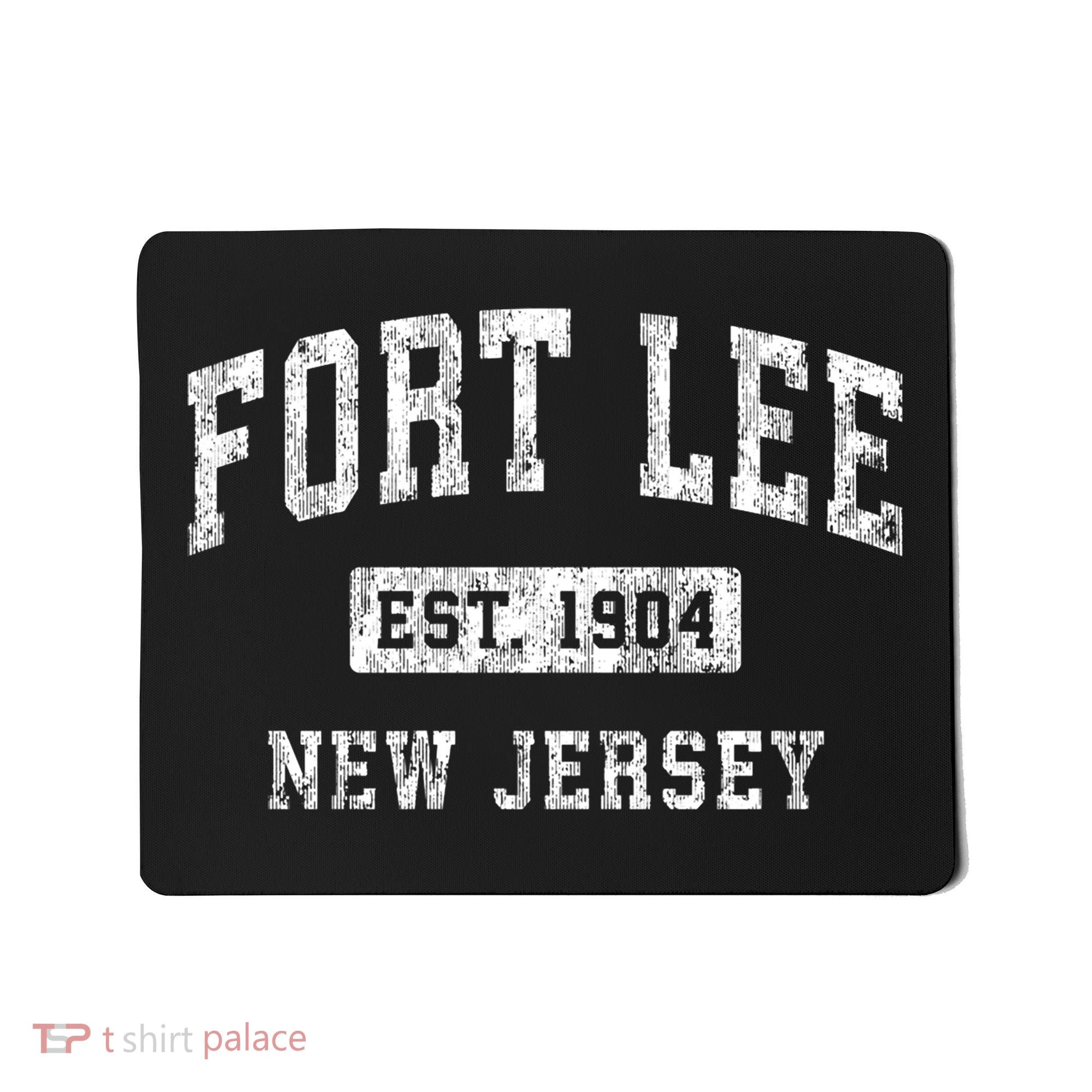Fort Lee Nj & Retro Fort Lee Est. 1904 New Jersey Mousepad
