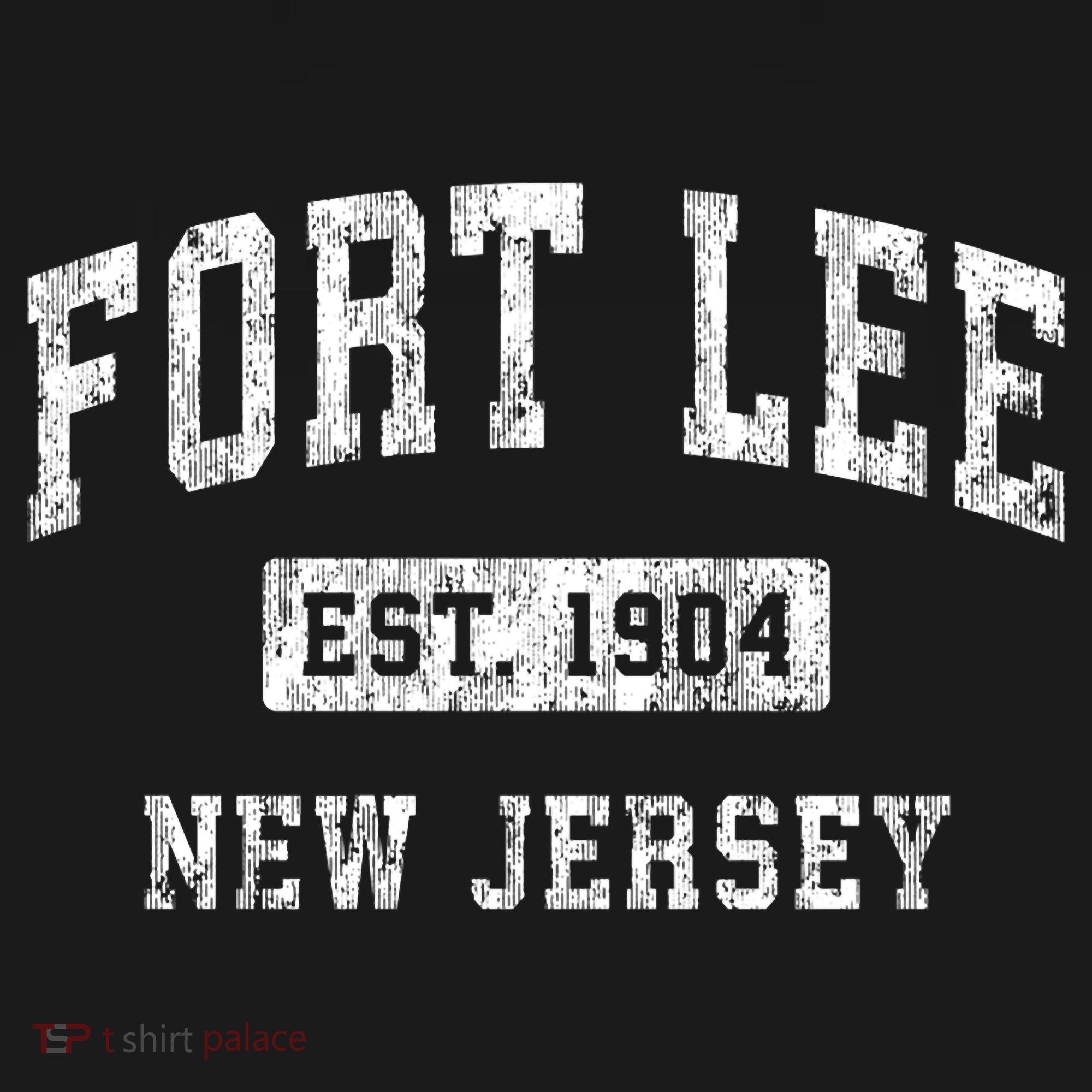 Fort Lee Nj & Retro Fort Lee Est. 1904 New Jersey Mousepad