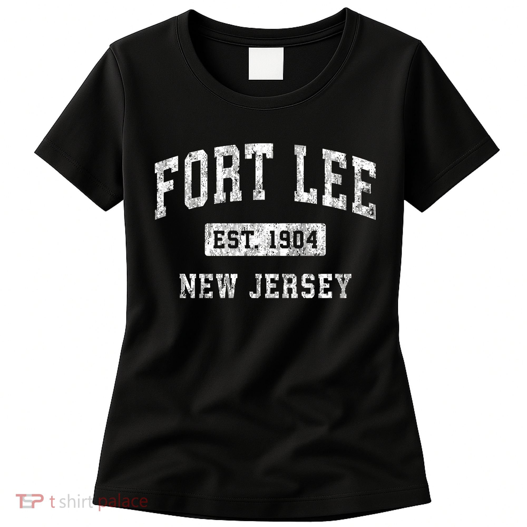 Fort Lee Nj & Retro Fort Lee Est. 1904 New Jersey Women's T-Shirt