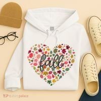 Fall Lover Nature Heart Hoodie thumb 4
