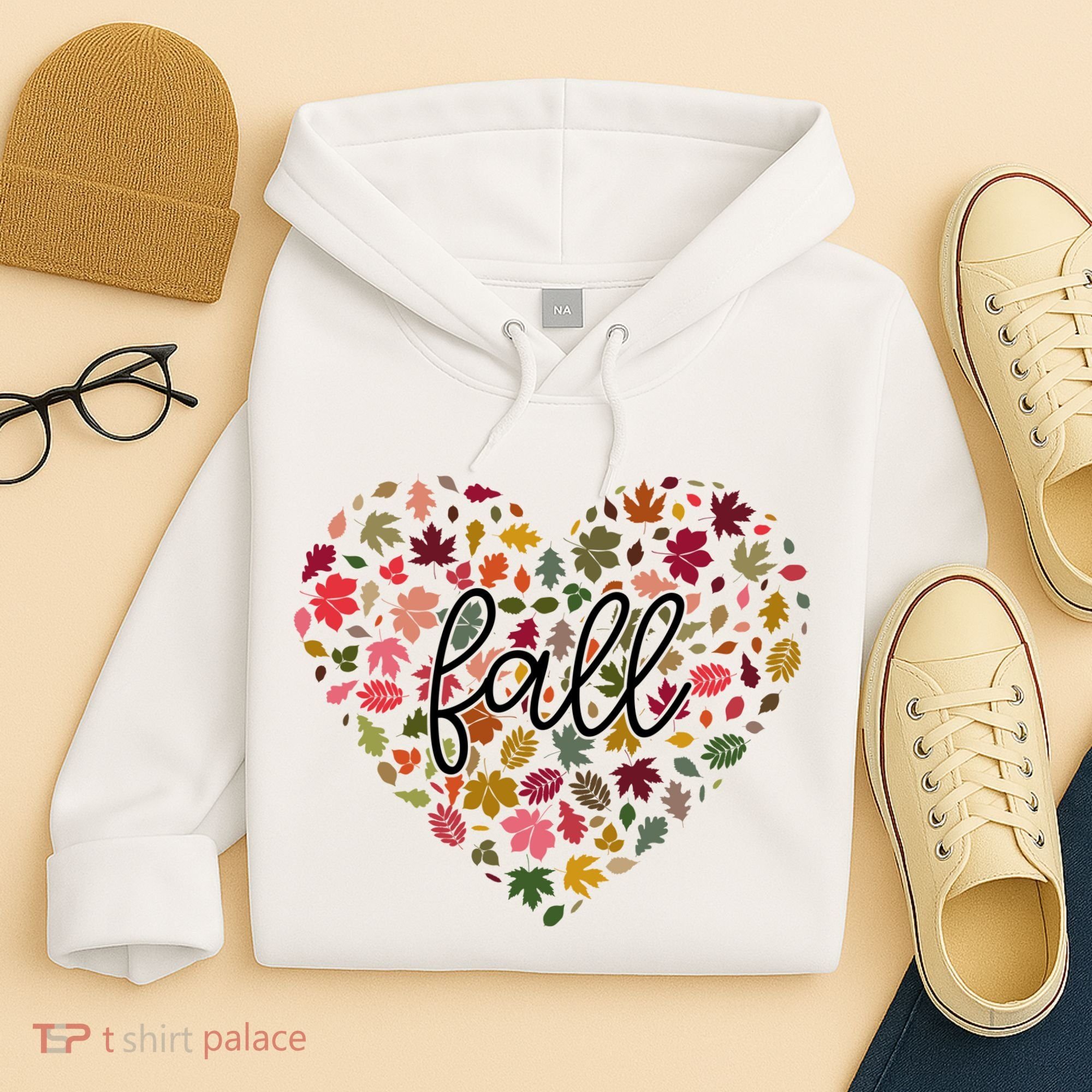 Fall Lover Nature Heart Hoodie