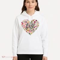Fall Lover Nature Heart Hoodie thumb 5