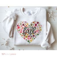 Fall Lover Nature Heart Sweatshirt thumb 2