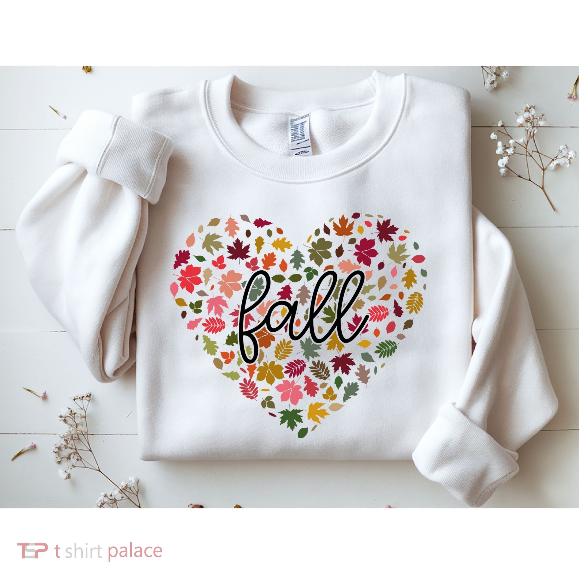 Fall Lover Nature Heart Sweatshirt