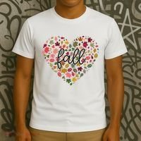 Fall Lover Nature Heart T-Shirt thumb 3