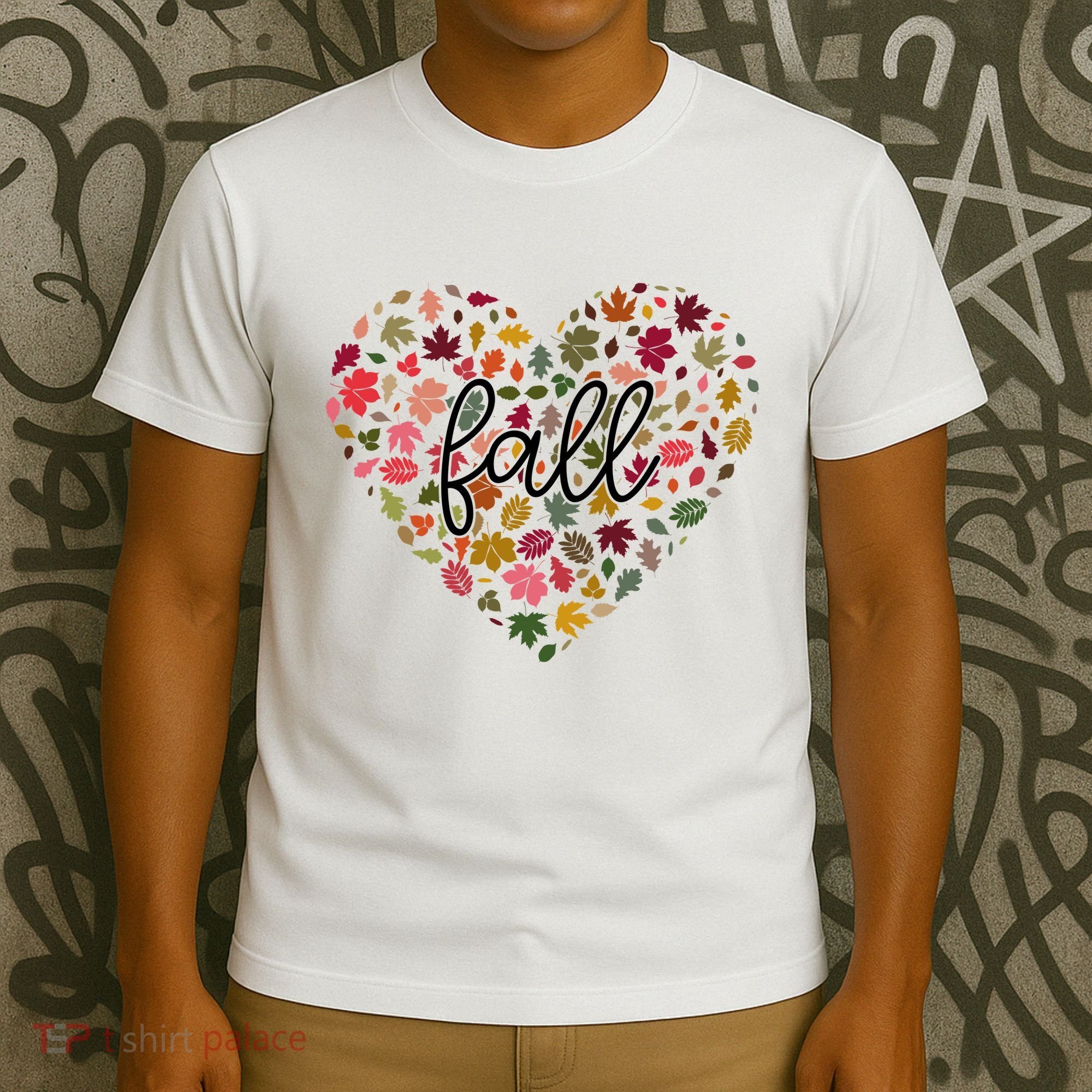 Fall Lover Nature Heart T-Shirt