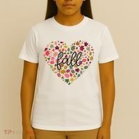 Fall Lover Nature Heart T-Shirt thumb 4