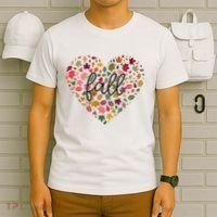 Fall Lover Nature Heart T-Shirt thumb 6
