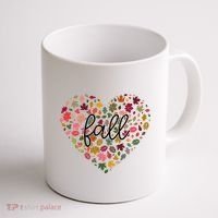 Fall Lover Nature Heart Coffee Mug thumb 1