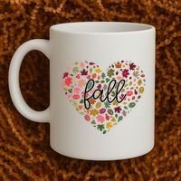 Fall Lover Nature Heart Coffee Mug thumb 2