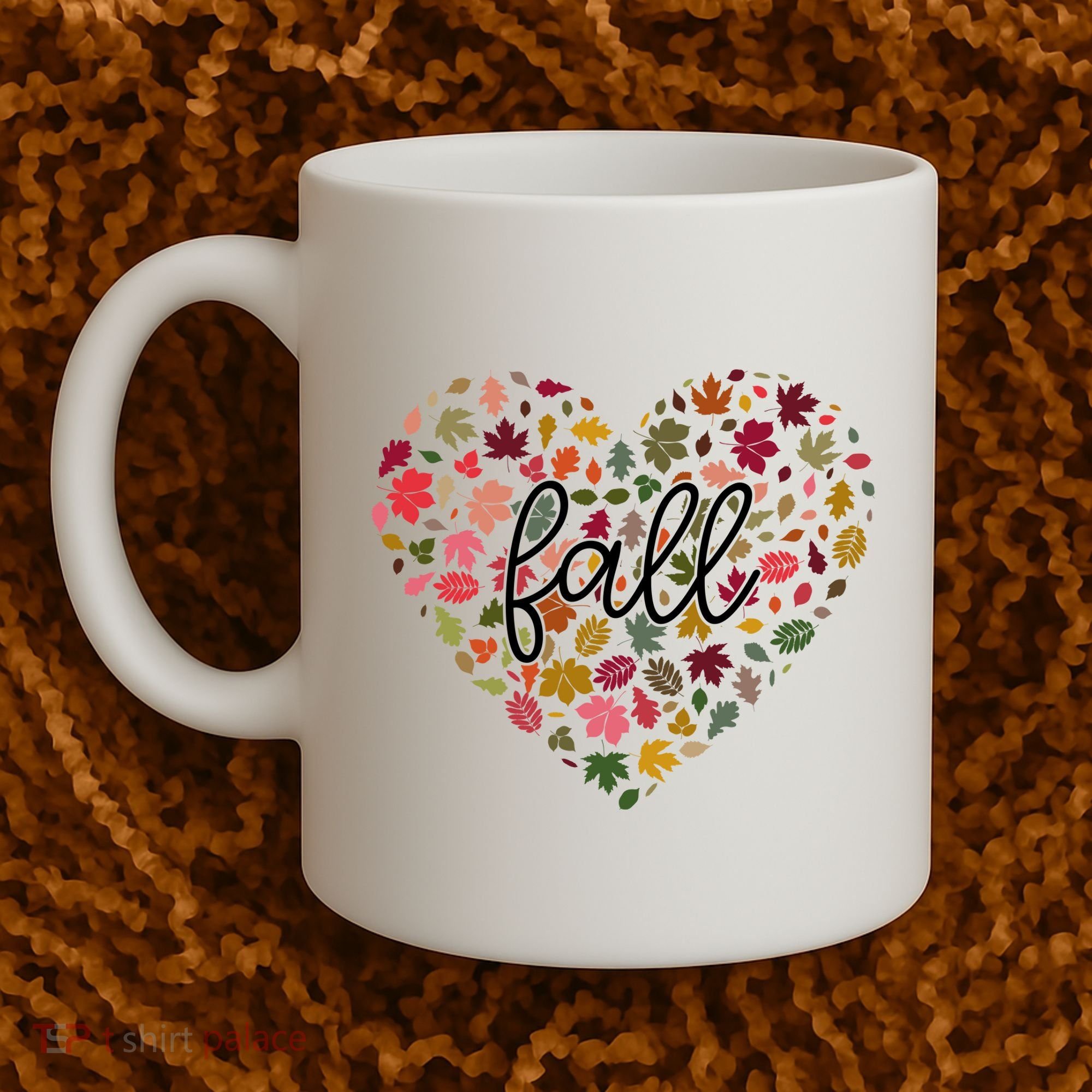 Fall Lover Nature Heart Coffee Mug