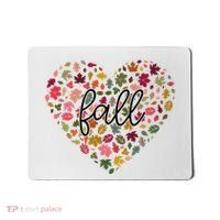 Fall Lover Nature Heart Mousepad thumb 0