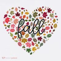 Fall Lover Nature Heart Mousepad thumb 1