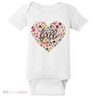 Fall Lover Nature Heart Baby Bodysuit thumb 0