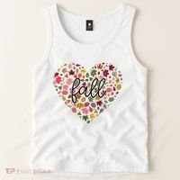 Fall Lover Nature Heart Tank Top thumb 2