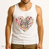 Fall Lover Nature Heart Tank Top thumb 3