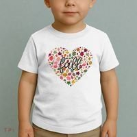Fall Lover Nature Heart Toddler T-Shirt thumb 2