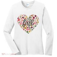 Fall Lover Nature Heart Women's Long Sleeve Shirt thumb 0
