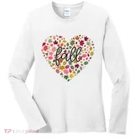 Fall Lover Nature Heart Women's Long Sleeve Shirt thumb 0