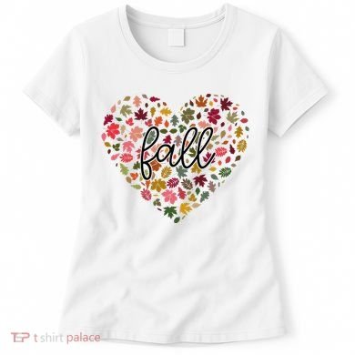 Fall Lover Nature Heart Women's T-Shirt