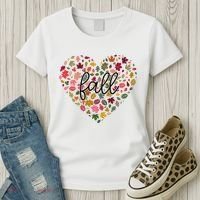Fall Lover Nature Heart Women's T-Shirt thumb 3