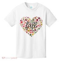 Fall Lover Nature Heart Kids T-Shirt thumb 0
