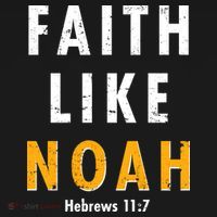 Faith Like Noah Hebrews 11:7 USA-Made Doggie Bandana thumb 2