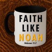 Faith Like Noah Hebrews 11:7 Coffee Mug thumb 2