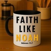 Faith Like Noah Hebrews 11:7 Coffee Mug thumb 4