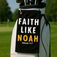 Faith Like Noah Hebrews 11:7 Golf Towel thumb 2