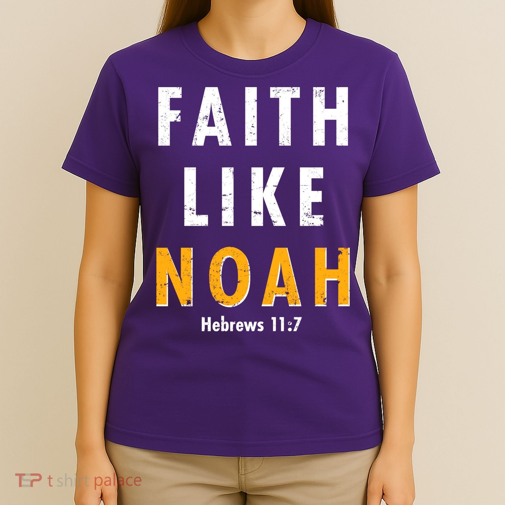Faith Like Noah Hebrews 11:7 T-Shirt