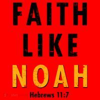 Faith Like Noah Hebrews 11:7 Santa Hat thumb 1