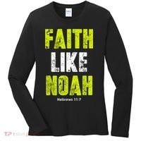 Faith Like Noah Women's Long Sleeve Shirt thumb 0