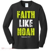Faith Like Noah Kids Long Sleeve Shirt thumb 0