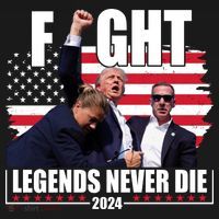 Fight Legends Never Die 2024 Trump Shooting Usa Flag Women's Hoodie thumb 2