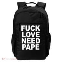 Fuck Love Need Pape Backpack thumb 0