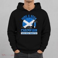 Funny Loch Ness Monster Nessie Hide And Seek Champion Hoodie thumb 0