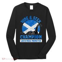 Funny Loch Ness Monster Nessie Hide And Seek Champion Long Sleeve Shirt thumb 0