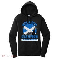 Funny Loch Ness Monster Nessie Hide And Seek Champion Women's Hoodie thumb 0