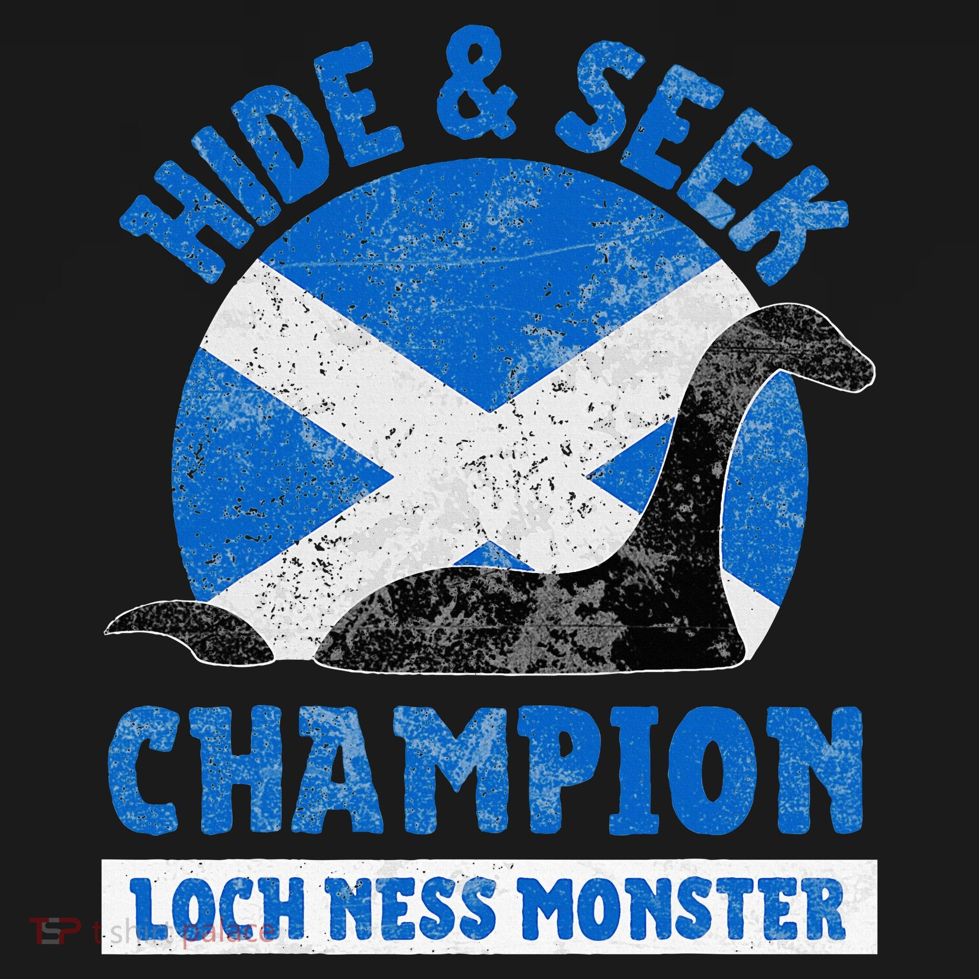 Funny Loch Ness Monster Nessie Hide And Seek Champion Women's Tank Top