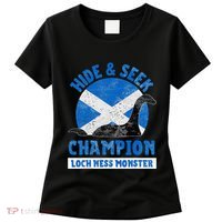 Funny Loch Ness Monster Nessie Hide And Seek Champion Women's T-Shirt thumb 0