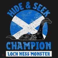 Funny Loch Ness Monster Nessie Hide And Seek Champion Women's T-Shirt thumb 6