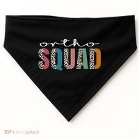 Funny Leopard Nursing Ortho Squad Orthopedics Nurse USA-Made Doggie Bandana thumb 0