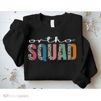 Funny Leopard Nursing Ortho Squad Orthopedics Nurse Sweatshirt thumb 2