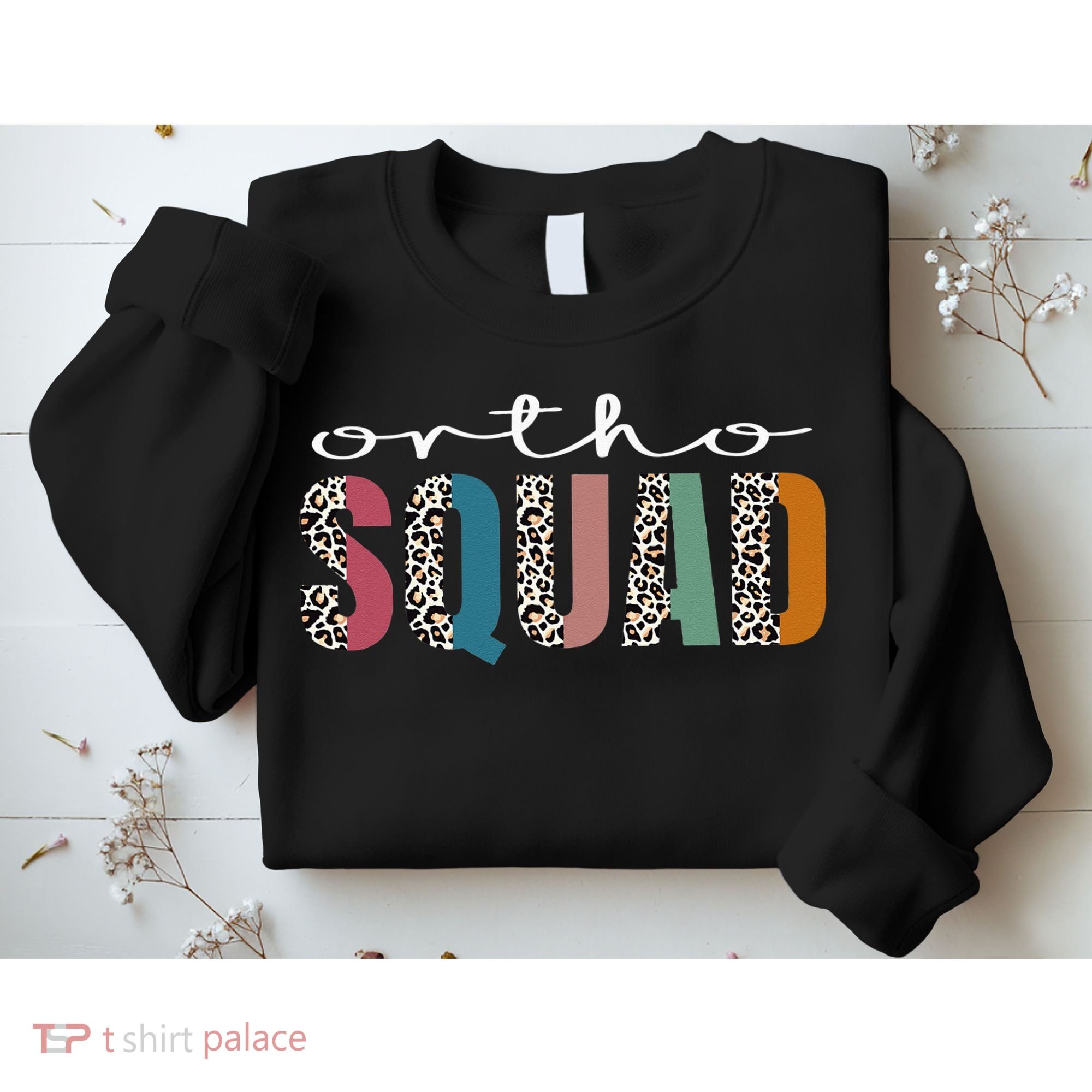 Funny Leopard Nursing Ortho Squad Orthopedics Nurse Sweatshirt