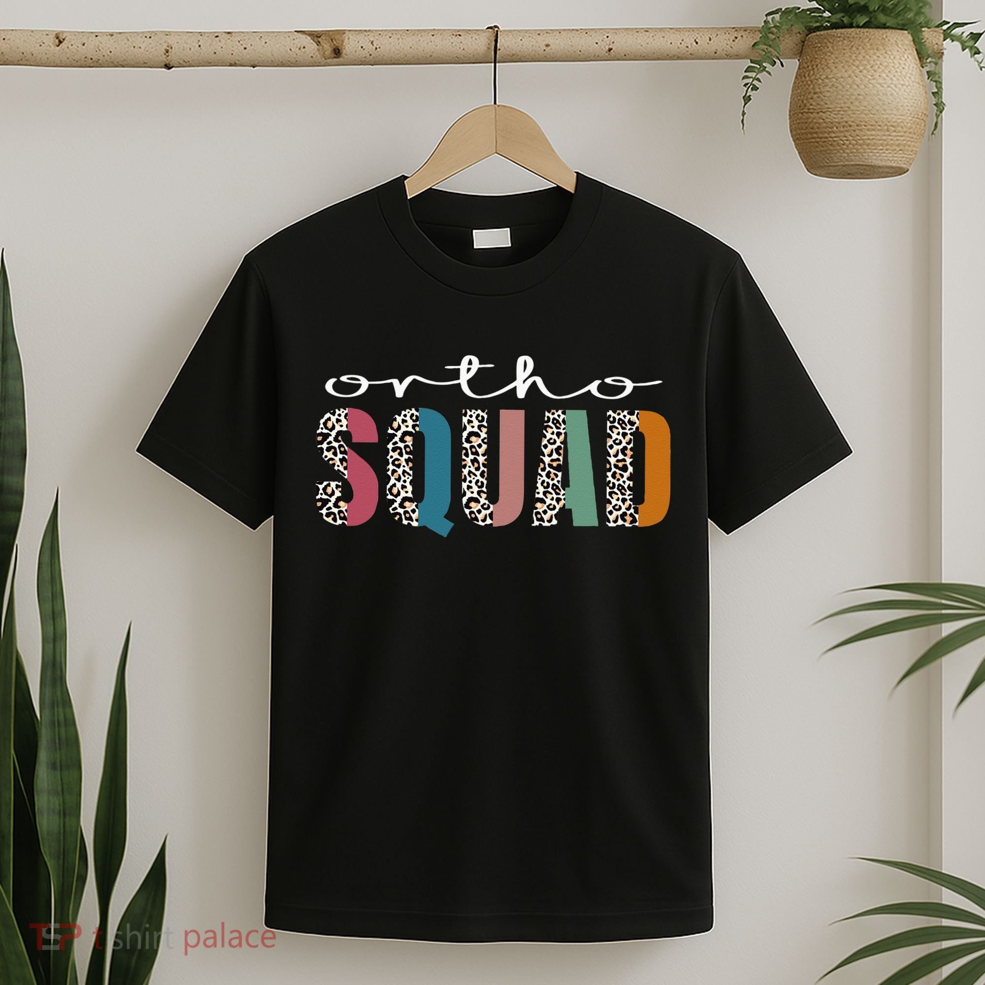 Funny Leopard Nursing Ortho Squad Orthopedics Nurse T-Shirt