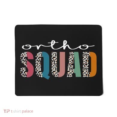 Funny Leopard Nursing Ortho Squad Orthopedics Nurse Mousepad