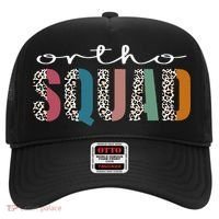 Funny Leopard Nursing Ortho Squad Orthopedics Nurse Hat thumb 0