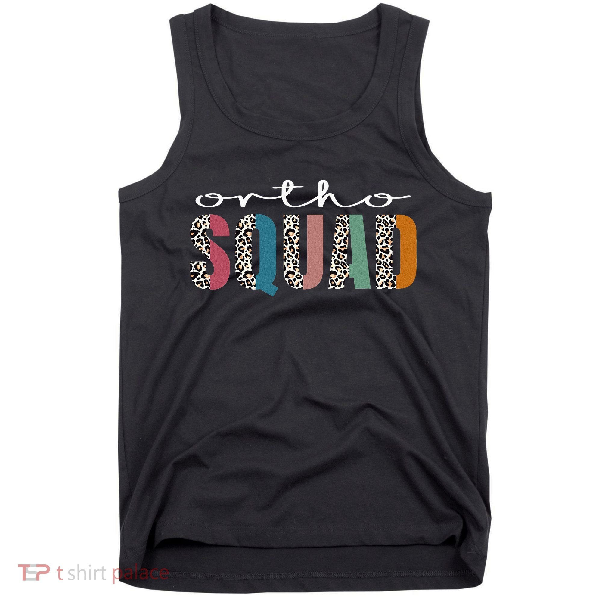 Funny Leopard Nursing Ortho Squad Orthopedics Nurse Tank Top