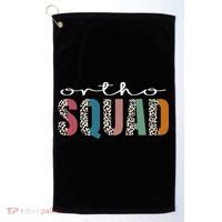 Funny Leopard Nursing Ortho Squad Orthopedics Nurse Golf Towel thumb 0
